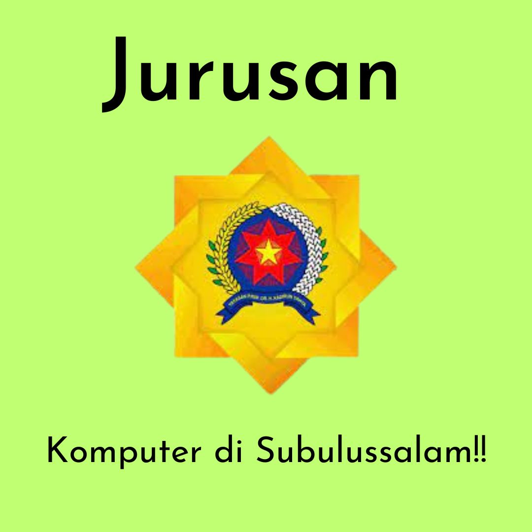 Jurusan Komputer Subulussalam