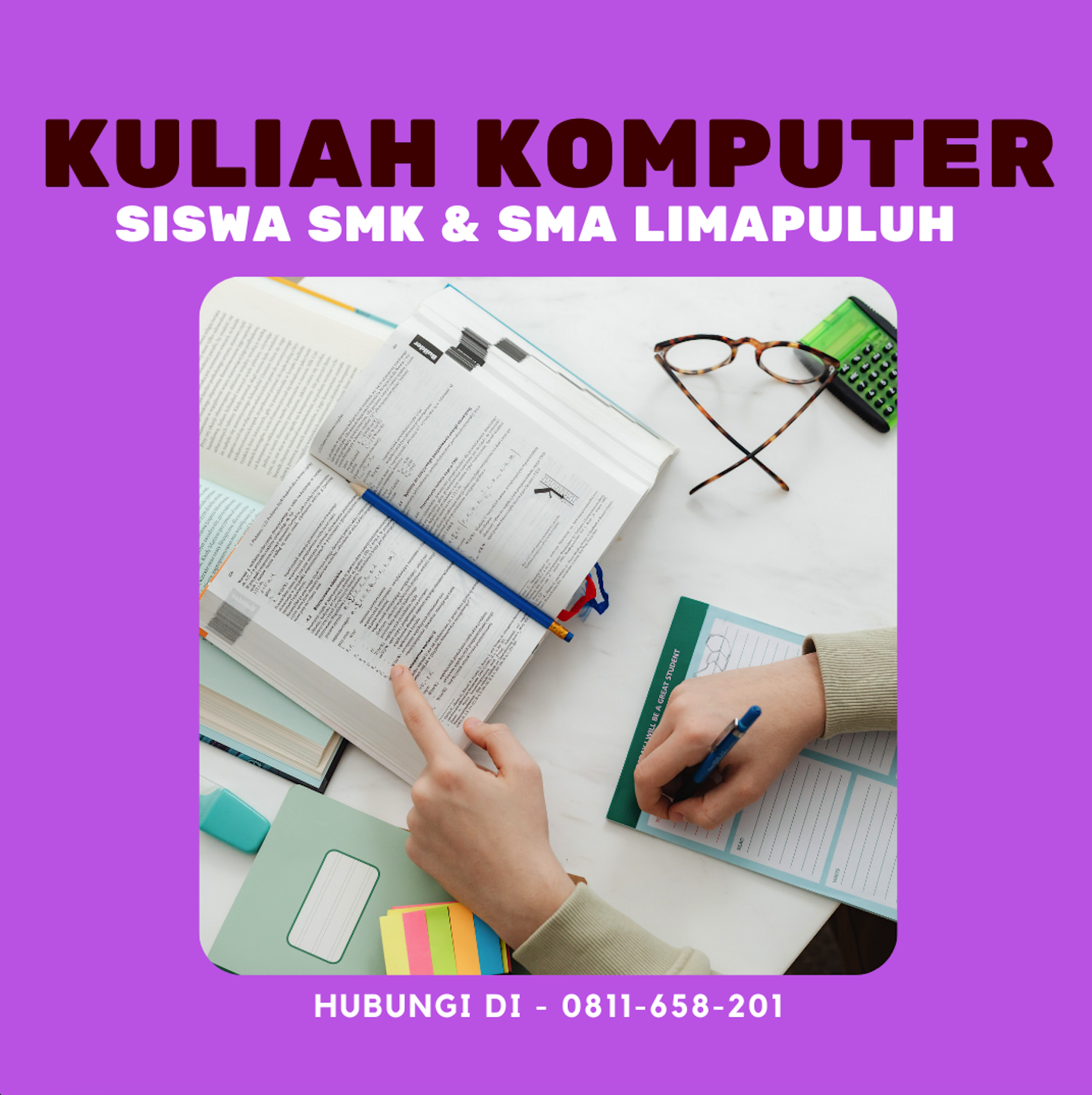 Kuliah Komputer Terbaik untuk Siswa SMK & SMA Limapuluh